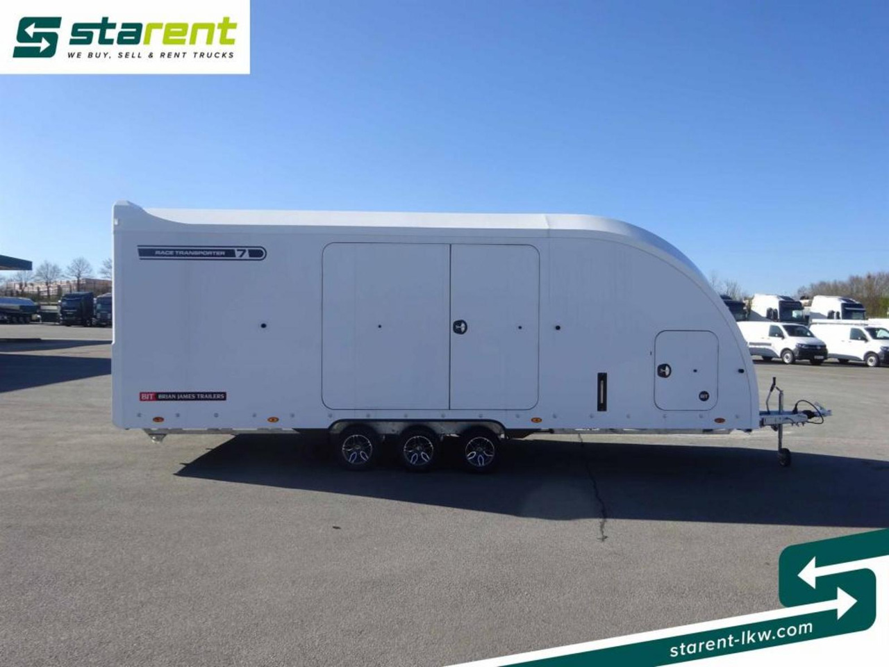 Brian James Trailers Race Transporter 7, Seilwinde, elektrische Klappe - Přívěs na přepravu automobilů: obrázek 4 Brian James Trailers Race Transporter 7, Seilwinde, elektrische Klappe - Přívěs na přepravu automobilů: obrázek 4
