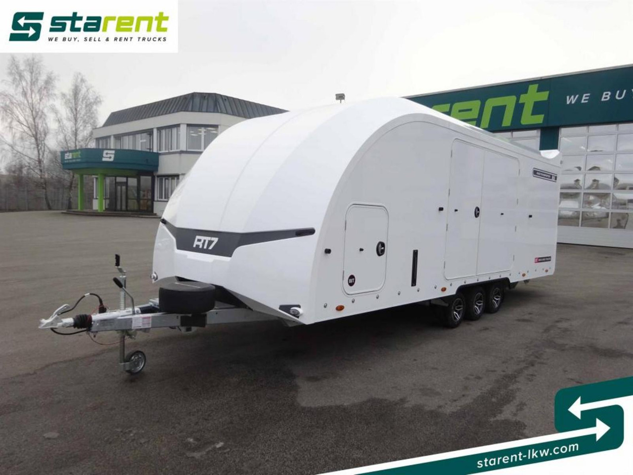 Brian James Trailers Race Transporter 7, Seilwinde, elektrische Klappe - Přívěs na přepravu automobilů: obrázek 1 Brian James Trailers Race Transporter 7, Seilwinde, elektrische Klappe - Přívěs na přepravu automobilů: obrázek 1