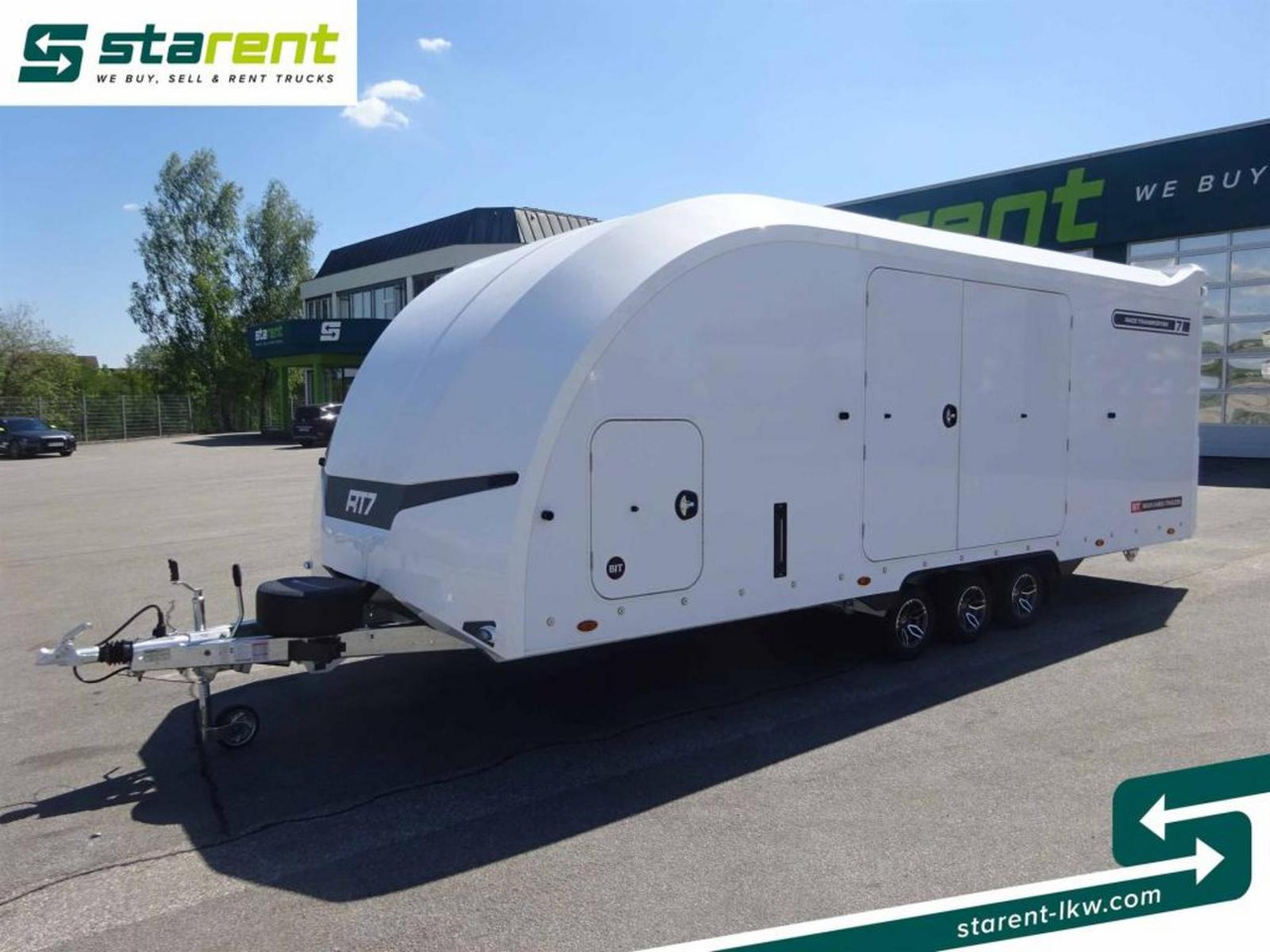 Brian James Trailers Race Transporter 7, Seilwinde, elektrische Klappe - Přívěs na přepravu automobilů: obrázek 1 Brian James Trailers Race Transporter 7, Seilwinde, elektrische Klappe - Přívěs na přepravu automobilů: obrázek 1