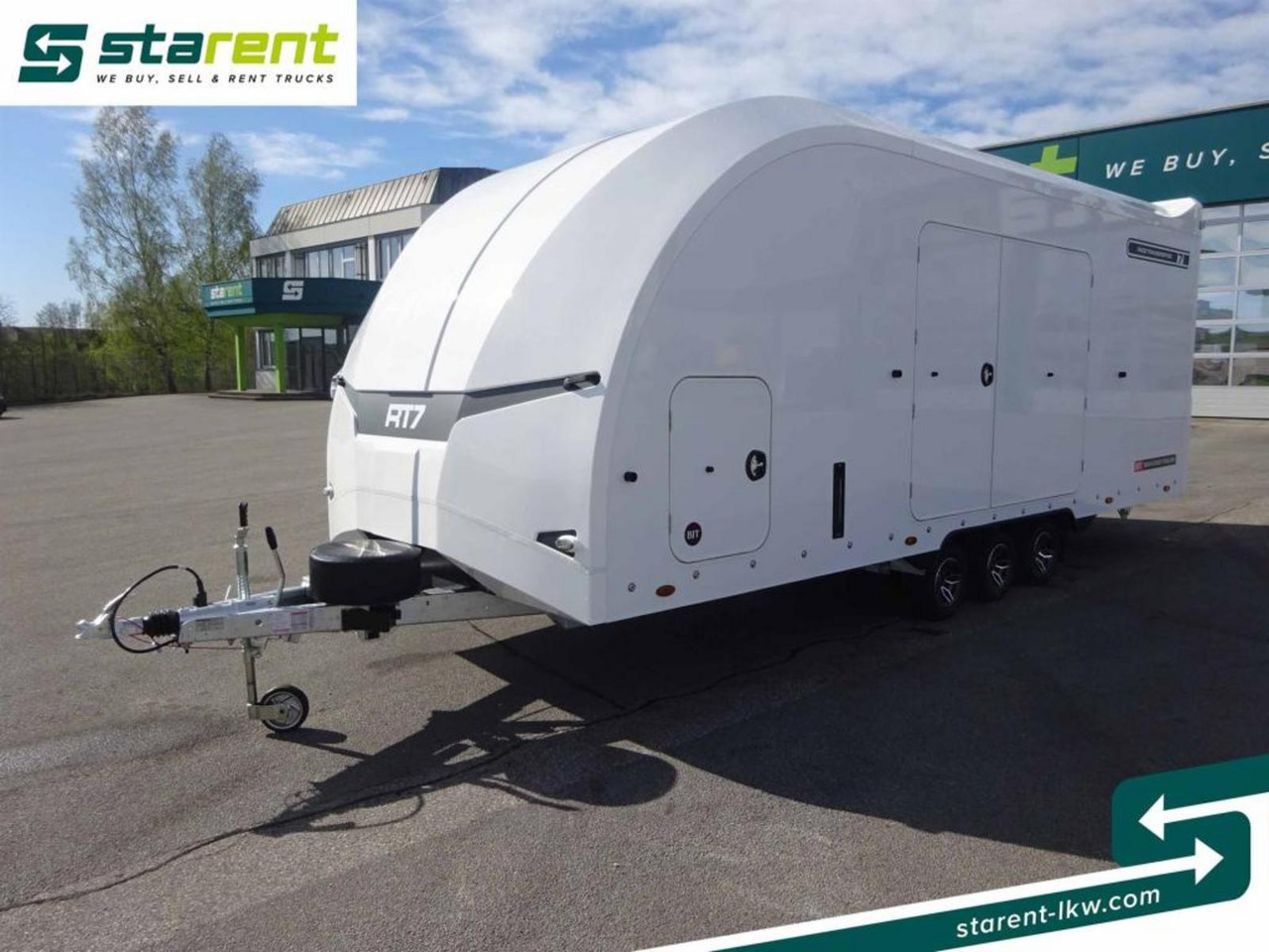 Brian James Trailers Race Transporter 7, extra Hoch, Seilwinde - Přívěs na přepravu automobilů: obrázek 1 Brian James Trailers Race Transporter 7, extra Hoch, Seilwinde - Přívěs na přepravu automobilů: obrázek 1
