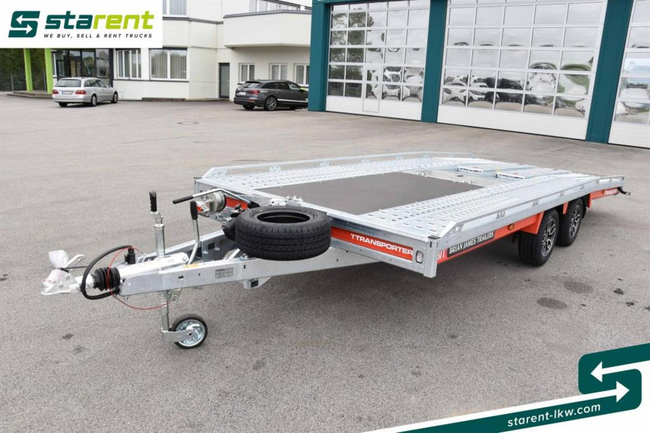 Brian James Trailers T-Transporter Rampen Seilwinde Kippbar Alu - Přívěs na přepravu automobilů: obrázek 1 Brian James Trailers T-Transporter Rampen Seilwinde Kippbar Alu - Přívěs na přepravu automobilů: obrázek 1