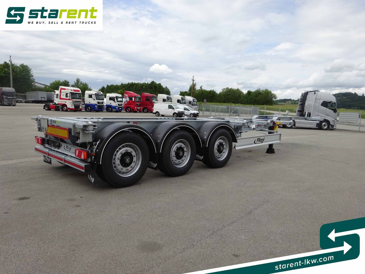 Fliegl Containerchassis ADR, 1x20/2x20/1x30/1x40/1x45 - Kontejnerovy návěs/ Výměnná nástavba: obrázek 5 Fliegl Containerchassis ADR, 1x20/2x20/1x30/1x40/1x45 - Kontejnerovy návěs/ Výměnná nástavba: obrázek 5