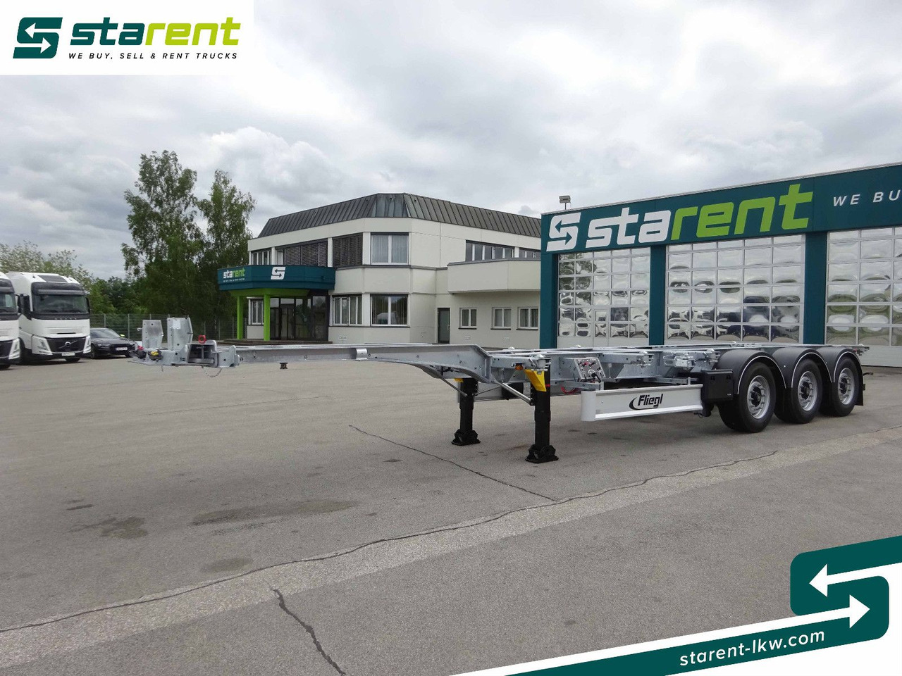 Fliegl Containerchassis ADR, 1x20/2x20/1x30/1x40/1x45 - Kontejnerovy návěs/ Výměnná nástavba: obrázek 1 Fliegl Containerchassis ADR, 1x20/2x20/1x30/1x40/1x45 - Kontejnerovy návěs/ Výměnná nástavba: obrázek 1