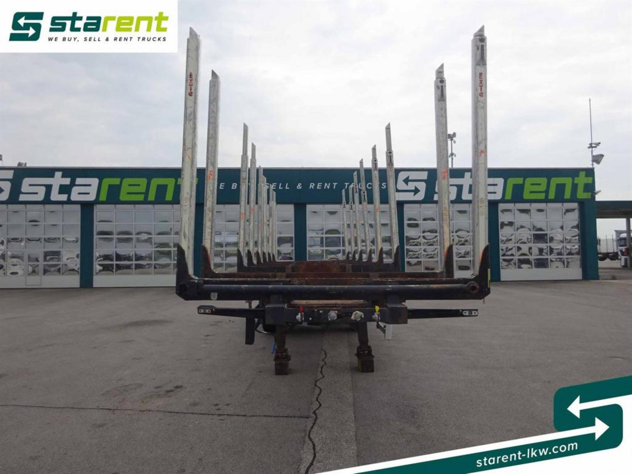 Hangler Holzrungen Auflieger Exte Rungen Lift-A Lenkachse - Klanicový návěs: obrázek 2 Hangler Holzrungen Auflieger Exte Rungen Lift-A Lenkachse - Klanicový návěs: obrázek 2