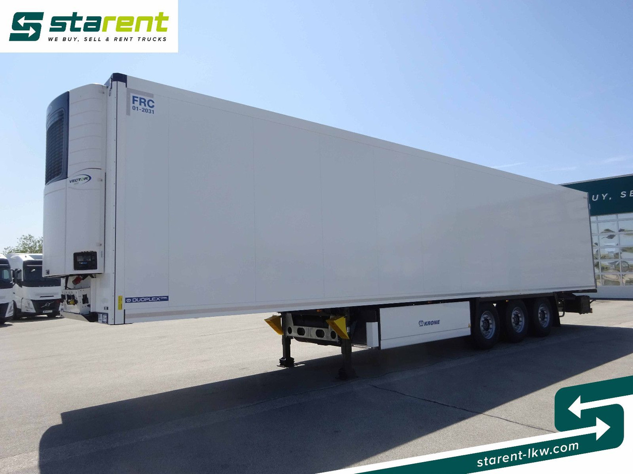 Krone Thermotrailer Carrier Vector 1550, Zurrleisten - Skříňový návěs: obrázek 1 Krone Thermotrailer Carrier Vector 1550, Zurrleisten - Skříňový návěs: obrázek 1