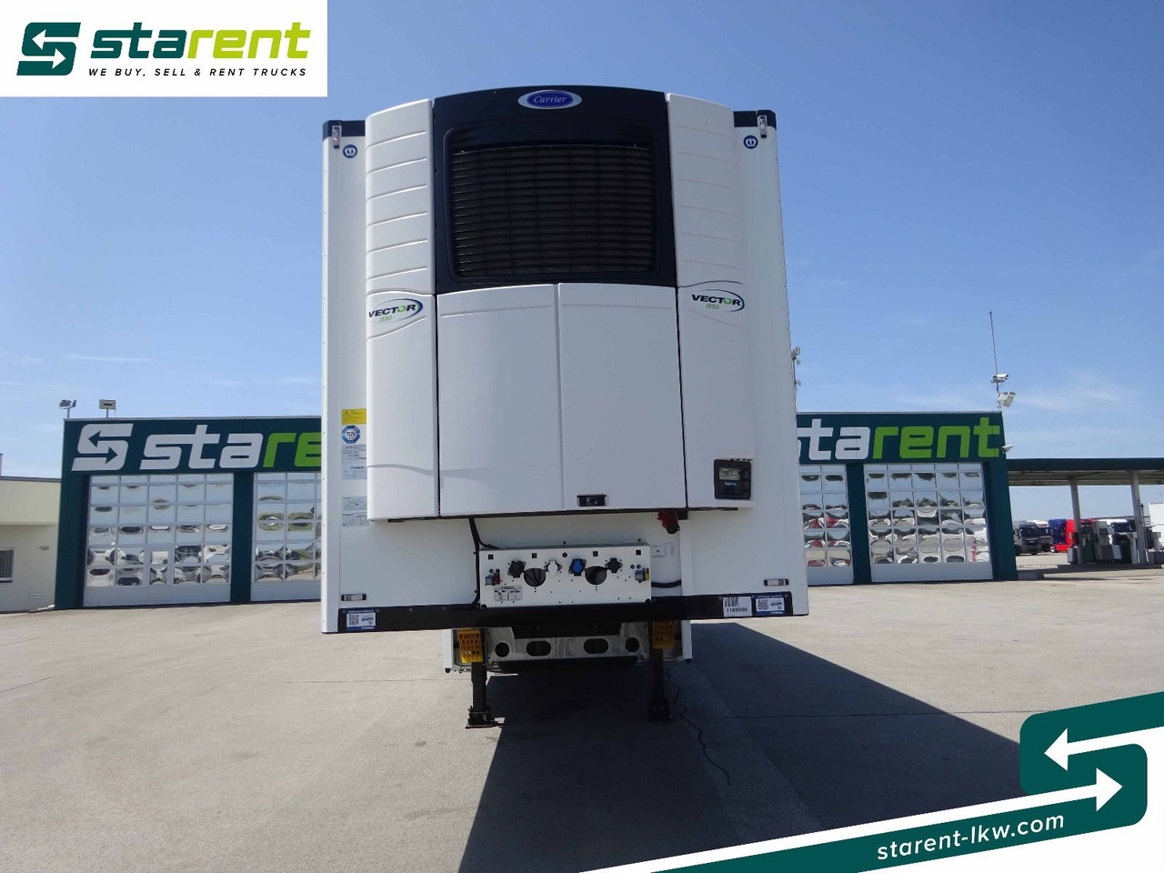 Krone Thermotrailer Carrier Vector 1550, Zurrleisten - Chladírenský návěs: obrázek 2 Krone Thermotrailer Carrier Vector 1550, Zurrleisten - Chladírenský návěs: obrázek 2