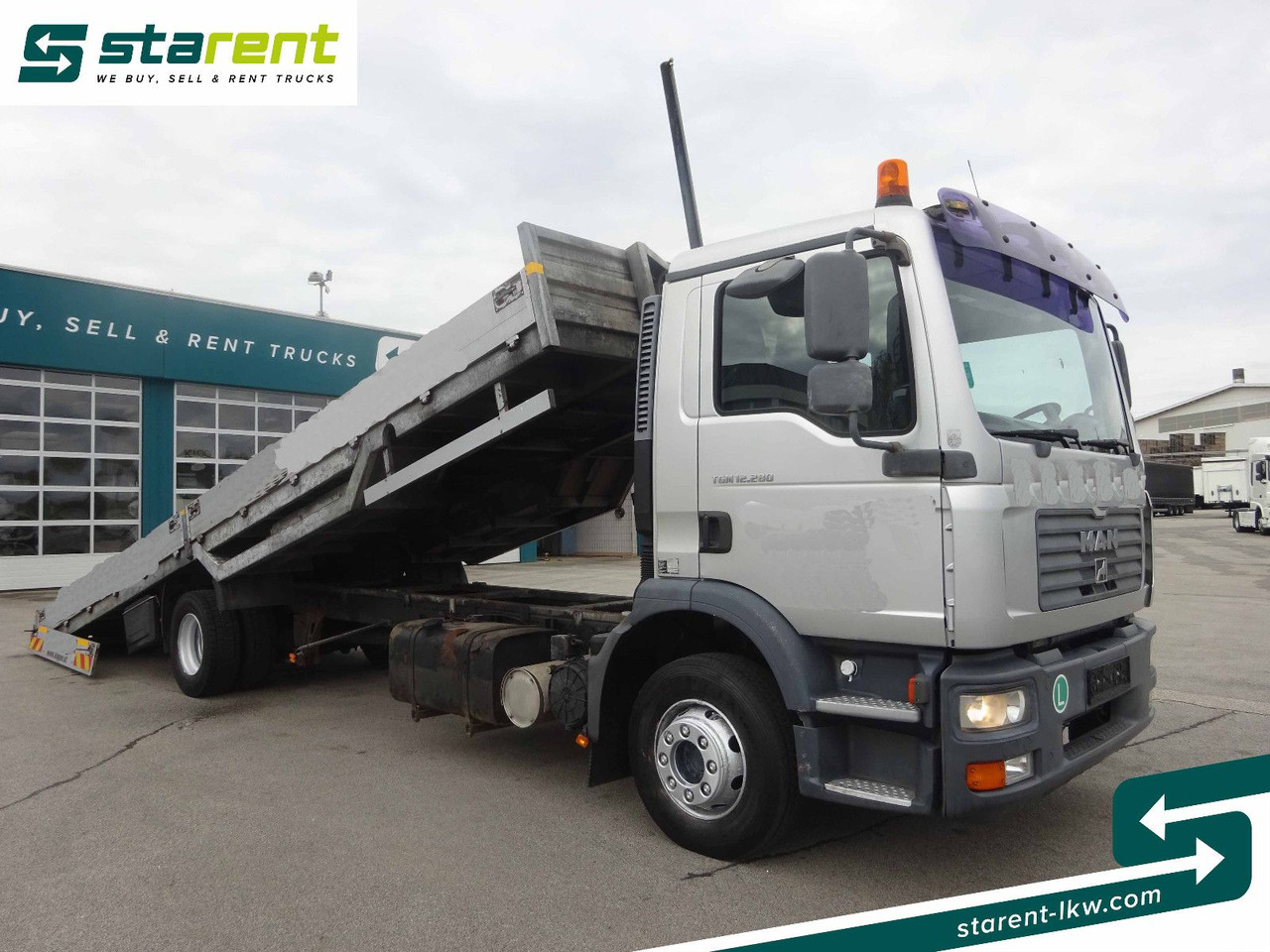 MAN TGM 12.280, Fahrzeugtransporter, kippbar - Odtahovka: obrázek 2 MAN TGM 12.280, Fahrzeugtransporter, kippbar - Odtahovka: obrázek 2