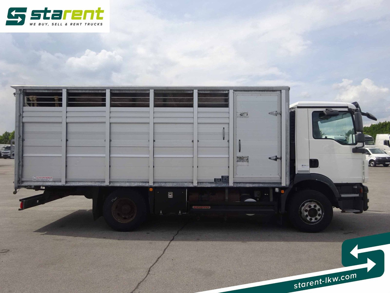 MAN TGM 15.290 Viehtransporter, Scheuwimmer Aufbau - Auto na přepravu koní: obrázek 4 MAN TGM 15.290 Viehtransporter, Scheuwimmer Aufbau - Auto na přepravu koní: obrázek 4