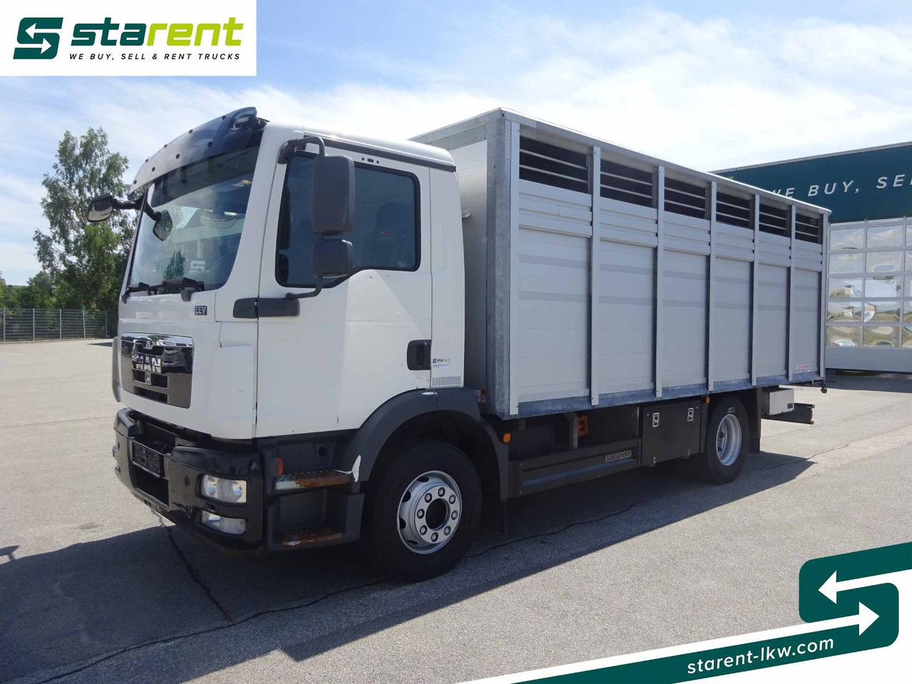 MAN TGM 15.290 Viehtransporter, Scheuwimmer Aufbau - Auto na přepravu koní: obrázek 1 MAN TGM 15.290 Viehtransporter, Scheuwimmer Aufbau - Auto na přepravu koní: obrázek 1