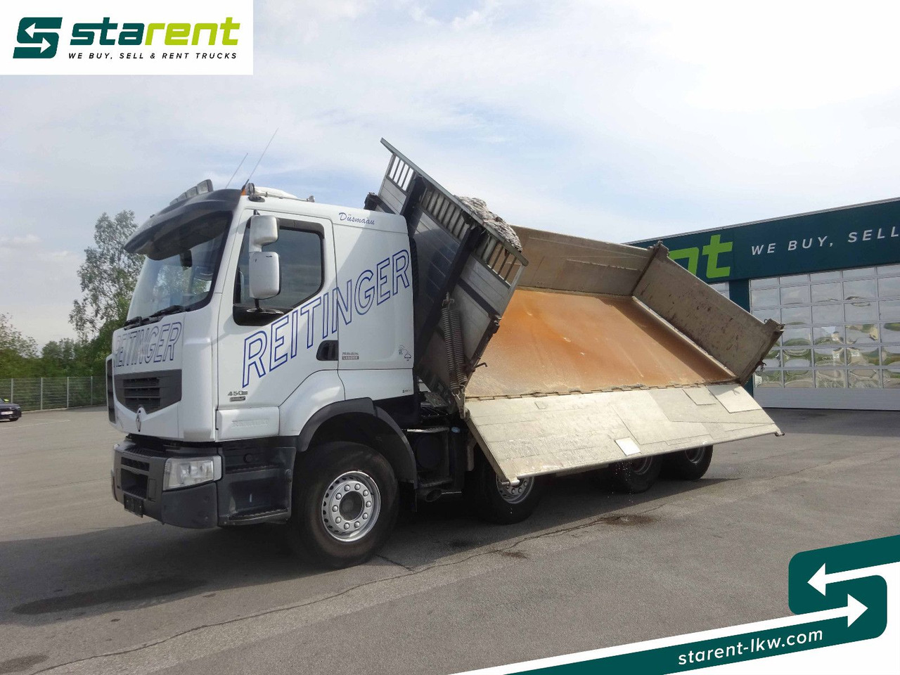 Renault Premium 450 DXi, 8x4, 3 Seitenkipper, Standklima - Sklápěč: obrázek 1 Renault Premium 450 DXi, 8x4, 3 Seitenkipper, Standklima - Sklápěč: obrázek 1