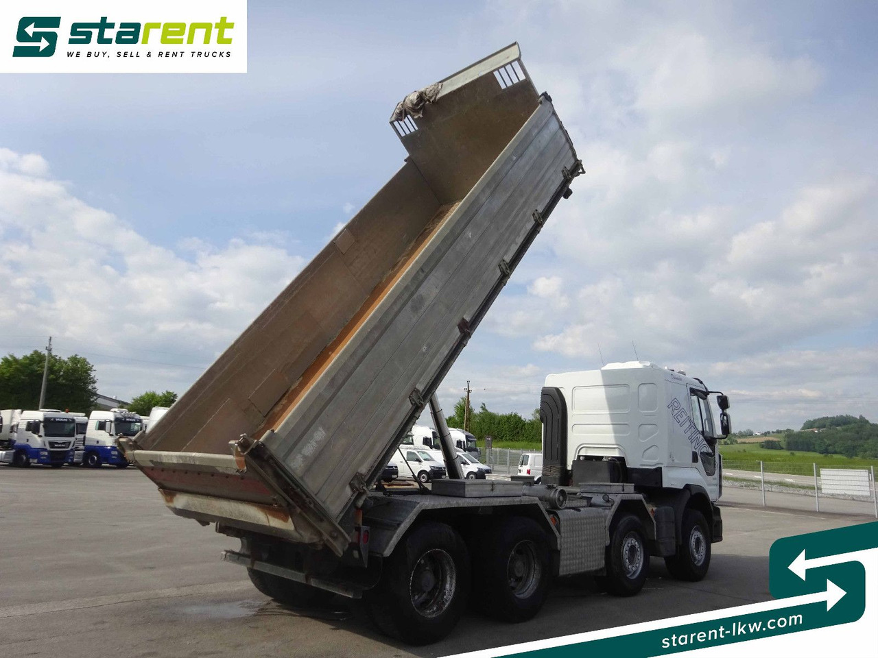 Renault Premium 450 DXi, 8x4, 3 Seitenkipper, Standklima - Sklápěč: obrázek 4 Renault Premium 450 DXi, 8x4, 3 Seitenkipper, Standklima - Sklápěč: obrázek 4