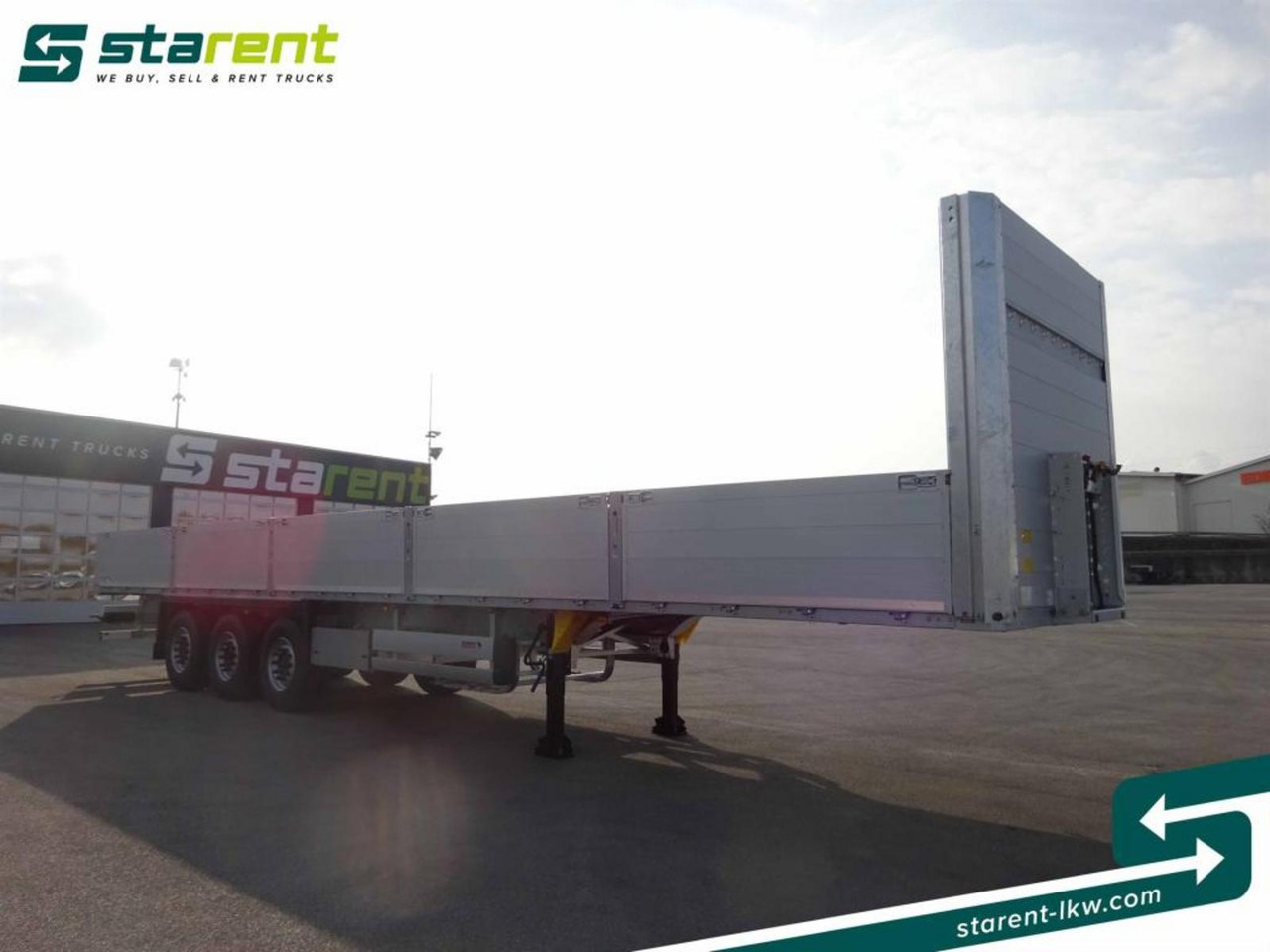 Schmitz Baustofftrailer Liftachse Rungen 80cm Bordwände - Návěs valník/ Plato: obrázek 3 Schmitz Baustofftrailer Liftachse Rungen 80cm Bordwände - Návěs valník/ Plato: obrázek 3