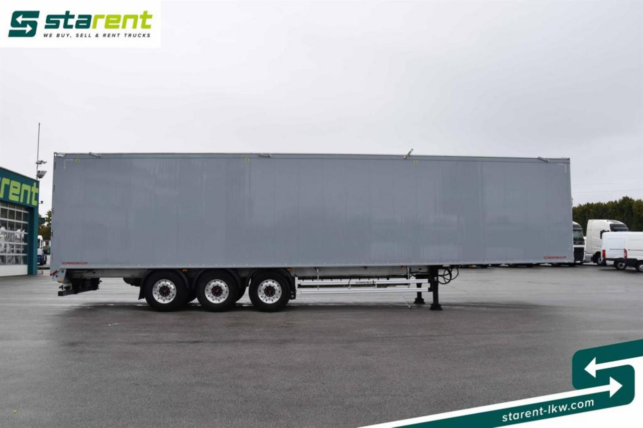 Schwarzmüller Schubbodenauflieger 10mm elektrisches Verdeck 91m³ - S posuvnou podlahou návěs: obrázek 4 Schwarzmüller Schubbodenauflieger 10mm elektrisches Verdeck 91m³ - S posuvnou podlahou návěs: obrázek 4