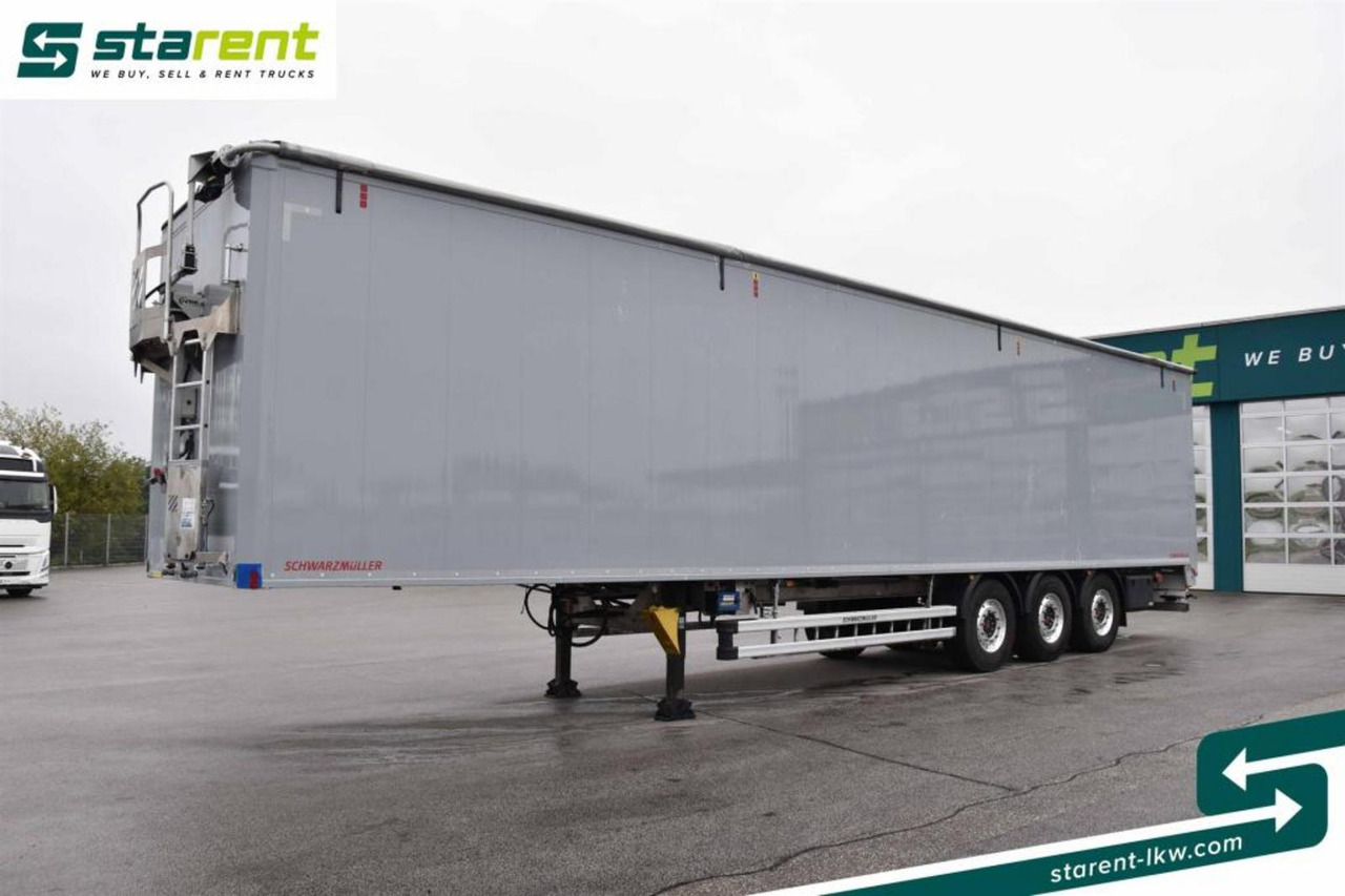 Schwarzmüller Schubbodenauflieger 10mm elektrisches Verdeck 91m³ - S posuvnou podlahou návěs: obrázek 1 Schwarzmüller Schubbodenauflieger 10mm elektrisches Verdeck 91m³ - S posuvnou podlahou návěs: obrázek 1