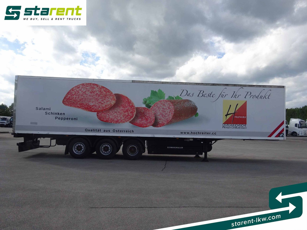 Schwarzmüller Thermotrailer, Thermo King SL400, Liftachse, SAF - Chladírenský návěs: obrázek 4 Schwarzmüller Thermotrailer, Thermo King SL400, Liftachse, SAF - Chladírenský návěs: obrázek 4
