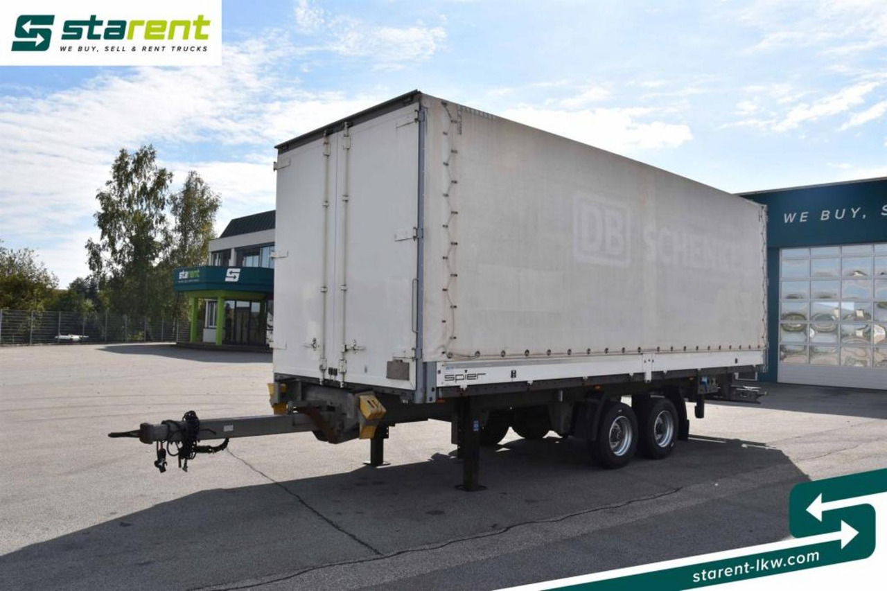 Spier Planen Tandemanhänger Durchladesys - Frontportalt. - Plachtový přívěs: obrázek 1 Spier Planen Tandemanhänger Durchladesys - Frontportalt. - Plachtový přívěs: obrázek 1