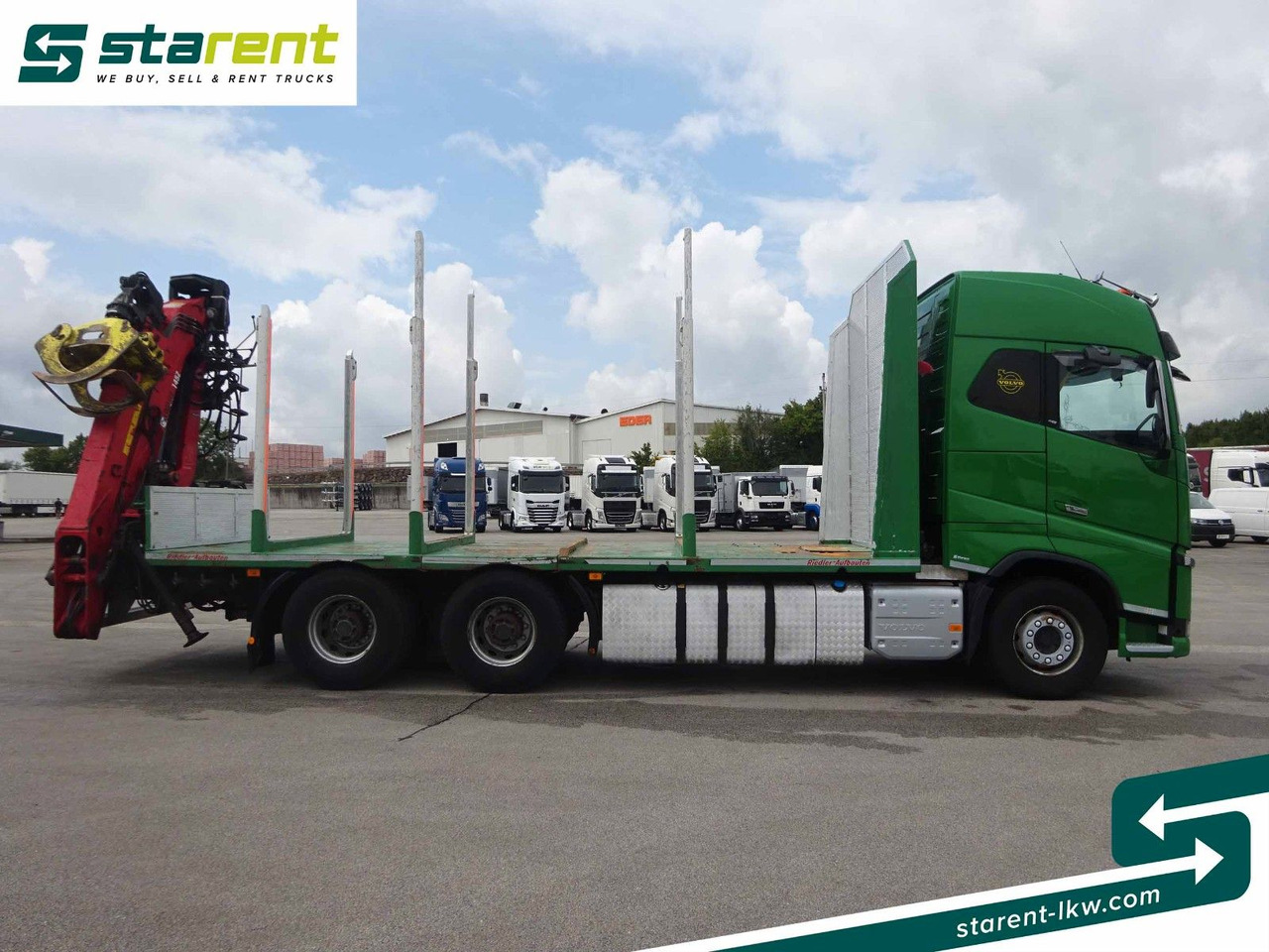 Volvo FH16 550 6x4 Holzaufbau mit Kran (Loglift 145Z) - Lesovůz, Auto s hydraulickou rukou: obrázek 4 Volvo FH16 550 6x4 Holzaufbau mit Kran (Loglift 145Z) - Lesovůz, Auto s hydraulickou rukou: obrázek 4