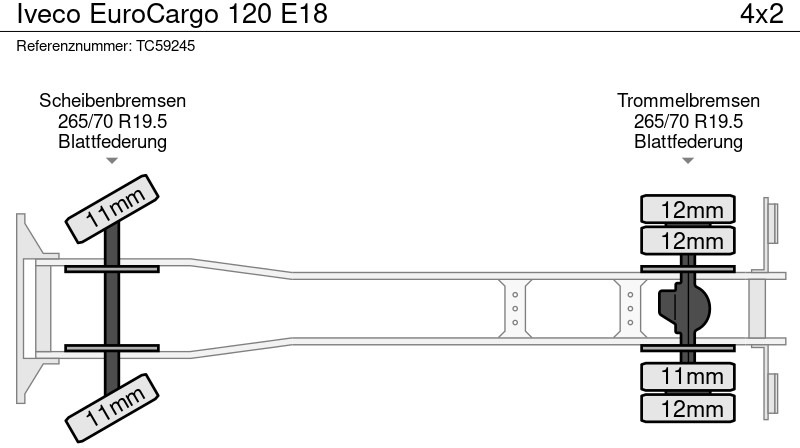 Iveco EuroCargo 120 E18 - Podvozek s kabinou: obrázek 4 Iveco EuroCargo 120 E18 - Podvozek s kabinou: obrázek 4