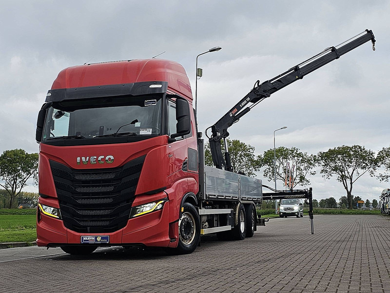 Iveco S-WAY AS260S46 6X2-4 HIAB 155-E2 - Nákladní automobil valníkový/ Plošinový, Auto s hydraulickou rukou: obrázek 1 Iveco S-WAY AS260S46 6X2-4 HIAB 155-E2 - Nákladní automobil valníkový/ Plošinový, Auto s hydraulickou rukou: obrázek 1