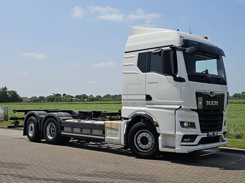 MAN 26.470 TGX TG3 6X2-4 STEERAXLE - Kontejnérový podvozek/ Výměnná nástavba: obrázek 5 MAN 26.470 TGX TG3 6X2-4 STEERAXLE - Kontejnérový podvozek/ Výměnná nástavba: obrázek 5