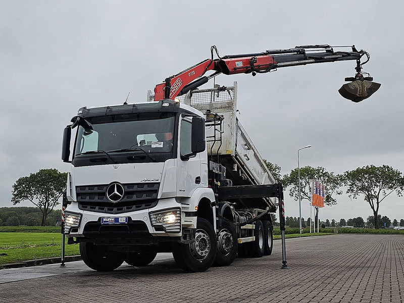 Mercedes-Benz AROCS 3243 FASSI F175A023 - Sklápěč, Auto s hydraulickou rukou: obrázek 1 Mercedes-Benz AROCS 3243 FASSI F175A023 - Sklápěč, Auto s hydraulickou rukou: obrázek 1