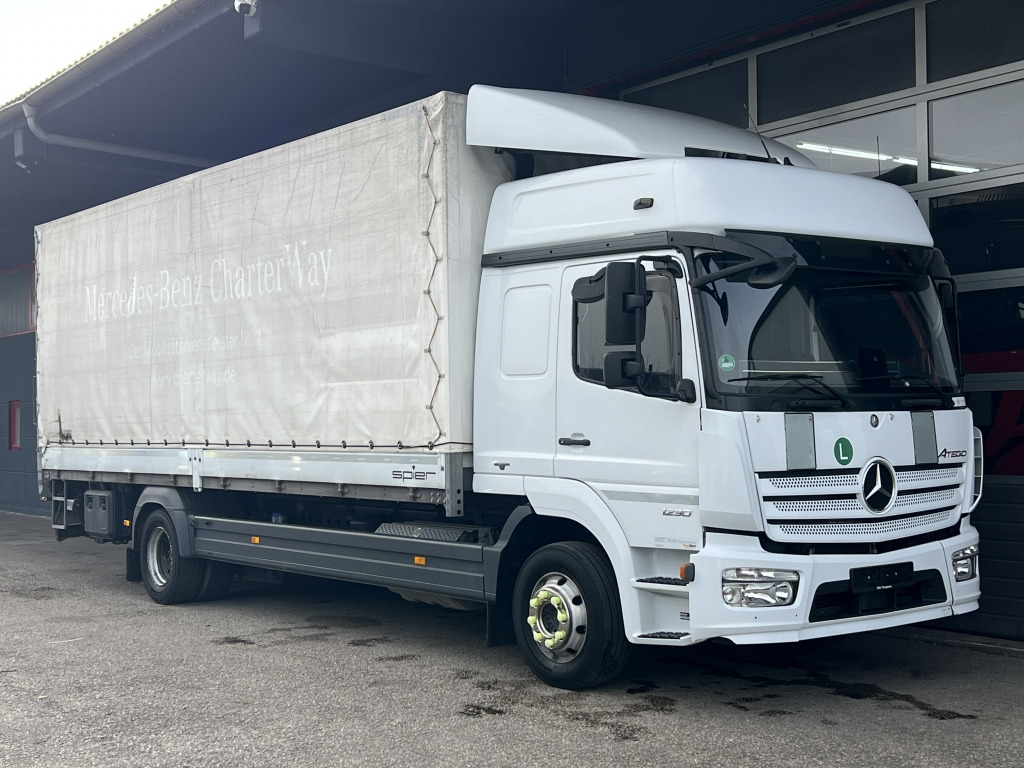 Mercedes-Benz Atego 1230 Klima ACC Schlafkabine 7,2m P+P LBW - Plachtový nákladní auto: obrázek 1 Mercedes-Benz Atego 1230 Klima ACC Schlafkabine 7,2m P+P LBW - Plachtový nákladní auto: obrázek 1