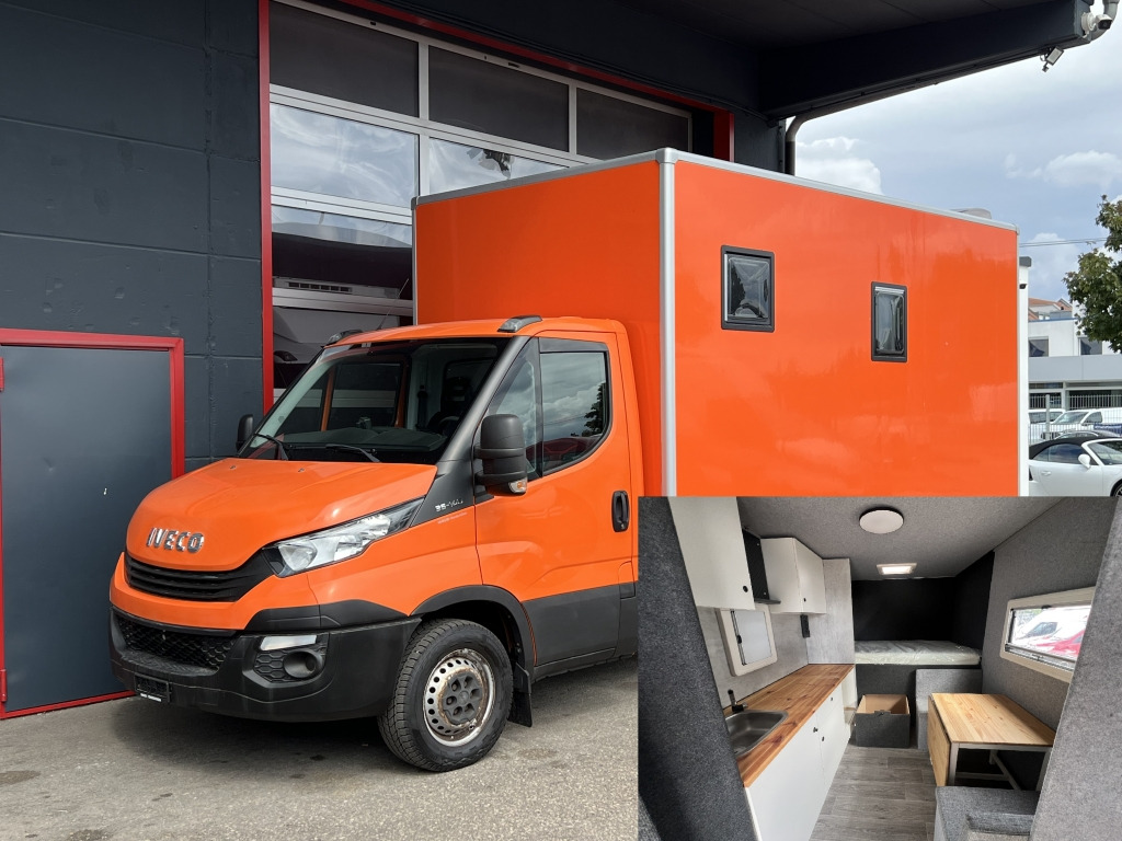 Iveco Daily 35S14 Klima Orig.127'km Küche Doppelbett - Obytný vůz: obrázek 1 Iveco Daily 35S14 Klima Orig.127'km Küche Doppelbett - Obytný vůz: obrázek 1