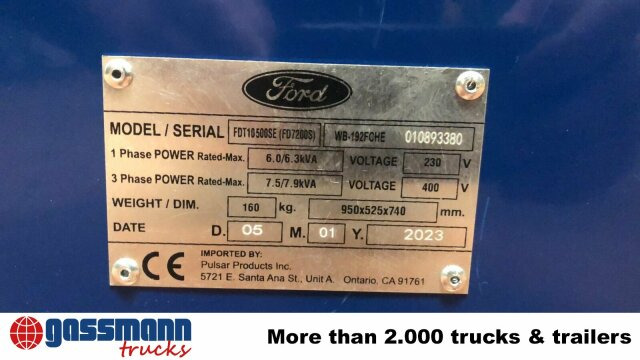 Diesel Generator FDT10500SE, 3x Vorhanden! - Elektrický generátor: obrázek 3 Diesel Generator FDT10500SE, 3x Vorhanden! - Elektrický generátor: obrázek 3
