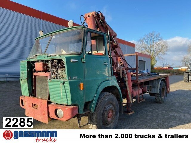 HENSCHEL F 161 AK 4x4 mit Kran Atlas AK 5007 - Nákladní automobil valníkový/ Plošinový, Auto s hydraulickou rukou: obrázek 1 HENSCHEL F 161 AK 4x4 mit Kran Atlas AK 5007 - Nákladní automobil valníkový/ Plošinový, Auto s hydraulickou rukou: obrázek 1