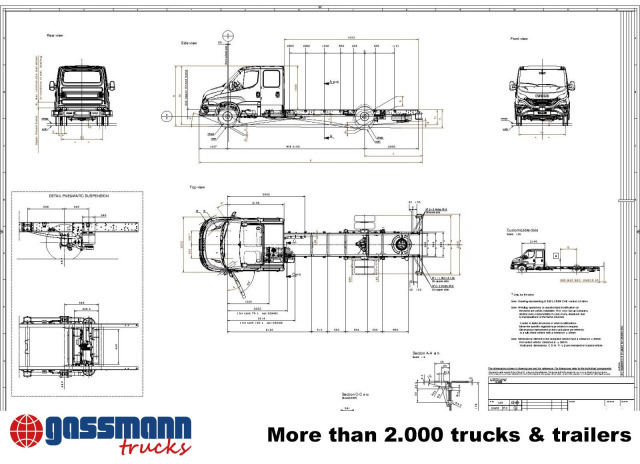 Iveco Daily 72C18H/P DK 4x2, Nebenantrieb - Podvozek s kabinou: obrázek 5 Iveco Daily 72C18H/P DK 4x2, Nebenantrieb - Podvozek s kabinou: obrázek 5