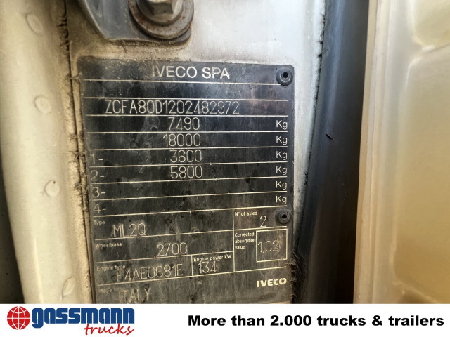 Iveco EuroCargo ML80E18K 4x2 - Sklápěč: obrázek 3 Iveco EuroCargo ML80E18K 4x2 - Sklápěč: obrázek 3