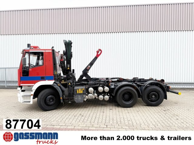 Iveco EuroTech 240E38 6x2-4, Lift-/Lenkachse, - Hákový nosič kontejnerů, Auto s hydraulickou rukou: obrázek 1 Iveco EuroTech 240E38 6x2-4, Lift-/Lenkachse, - Hákový nosič kontejnerů, Auto s hydraulickou rukou: obrázek 1