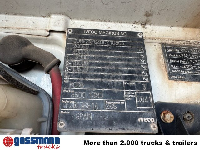 Podvozek s kabinou Iveco Trakker AD260T36W 6x6: obrázek 13 Podvozek s kabinou Iveco Trakker AD260T36W 6x6: obrázek 13