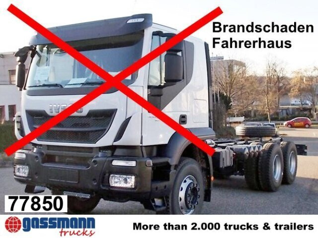 Iveco Trakker AD260T45 6x4, BRANDSCHADEN FAHRERHAUS! - Podvozek s kabinou: obrázek 1 Iveco Trakker AD260T45 6x4, BRANDSCHADEN FAHRERHAUS! - Podvozek s kabinou: obrázek 1