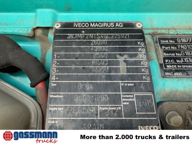 Iveco Trakker AD260T45W 6x6 - Podvozek s kabinou: obrázek 5 Iveco Trakker AD260T45W 6x6 - Podvozek s kabinou: obrázek 5