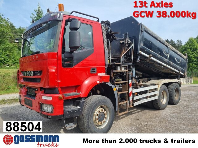 Iveco Trakker AD380T41W 6x6, Bordmatik beidseitig, - Sklápěč, Auto s hydraulickou rukou: obrázek 1 Iveco Trakker AD380T41W 6x6, Bordmatik beidseitig, - Sklápěč, Auto s hydraulickou rukou: obrázek 1