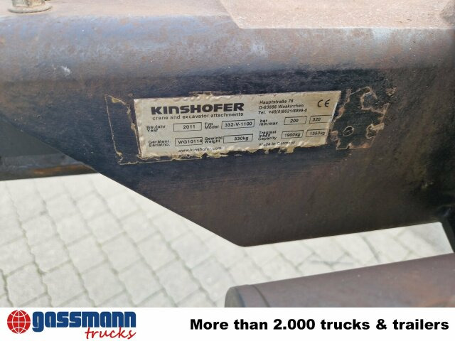 Kinshofer 332V -1100 Drehservo, Bj.2011 - Čelisti na balíky: obrázek 3 Kinshofer 332V -1100 Drehservo, Bj.2011 - Čelisti na balíky: obrázek 3