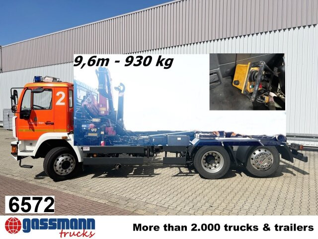 MAN 25/18.284 6x2-4 LL,Kran HMF 1113 K3, Funk, - Hákový nosič kontejnerů, Auto s hydraulickou rukou: obrázek 1 MAN 25/18.284 6x2-4 LL,Kran HMF 1113 K3, Funk, - Hákový nosič kontejnerů, Auto s hydraulickou rukou: obrázek 1