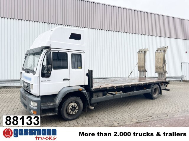 MAN LE 14.280 4x2 L, Maschinentransporter, 2x AHK - Nákladní automobil valníkový/ Plošinový: obrázek 1 MAN LE 14.280 4x2 L, Maschinentransporter, 2x AHK - Nákladní automobil valníkový/ Plošinový: obrázek 1