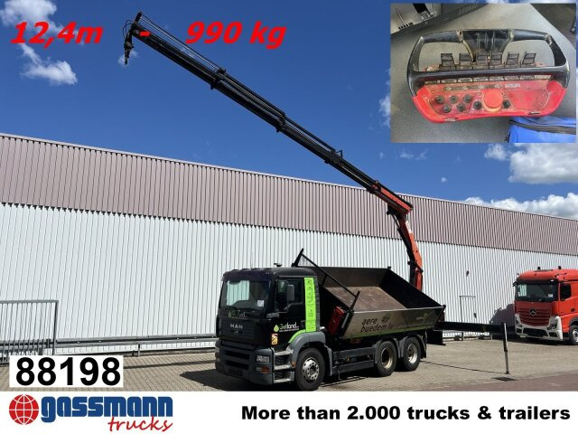 MAN TGA 26.363 6x4 BB, PK 16502 C Kran, absattelbar, - Sklápěč, Auto s hydraulickou rukou: obrázek 1 MAN TGA 26.363 6x4 BB, PK 16502 C Kran, absattelbar, - Sklápěč, Auto s hydraulickou rukou: obrázek 1