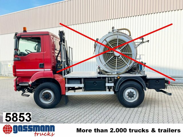 MAN TGM 13.250/340 4X4BL, Einzelbereifung, 2x - Podvozek s kabinou, Auto s hydraulickou rukou: obrázek 1 MAN TGM 13.250/340 4X4BL, Einzelbereifung, 2x - Podvozek s kabinou, Auto s hydraulickou rukou: obrázek 1