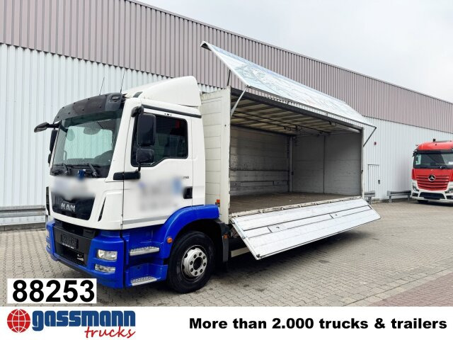 MAN TGM 15.250 4x2 LL, Getränkekoffer, Navi - Skříňový nákladní auto: obrázek 1 MAN TGM 15.250 4x2 LL, Getränkekoffer, Navi - Skříňový nákladní auto: obrázek 1