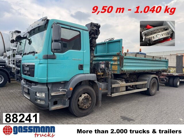 MAN TGM 18.290 4x2 LL, EEV, Kran Hiab XS 111 ES-3 - Sklápěč, Auto s hydraulickou rukou: obrázek 1 MAN TGM 18.290 4x2 LL, EEV, Kran Hiab XS 111 ES-3 - Sklápěč, Auto s hydraulickou rukou: obrázek 1