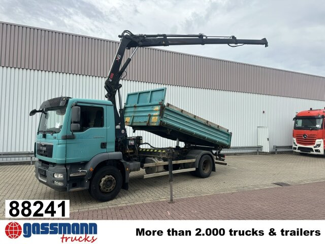 MAN TGM 18.290 4x2 LL, EEV, Kran Hiab XS 111 ES-3 - Sklápěč, Auto s hydraulickou rukou: obrázek 1 MAN TGM 18.290 4x2 LL, EEV, Kran Hiab XS 111 ES-3 - Sklápěč, Auto s hydraulickou rukou: obrázek 1