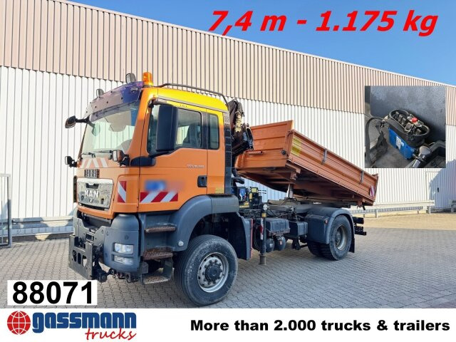 MAN TGS 18.320 4x4 BL, Wechselsystem, - Sklápěč, Auto s hydraulickou rukou: obrázek 1 MAN TGS 18.320 4x4 BL, Wechselsystem, - Sklápěč, Auto s hydraulickou rukou: obrázek 1