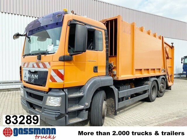 MAN TGS 26.320 6x2-4 BL, Lenkachse, Haller X2, - Vůz na odvoz odpadků: obrázek 1 MAN TGS 26.320 6x2-4 BL, Lenkachse, Haller X2, - Vůz na odvoz odpadků: obrázek 1