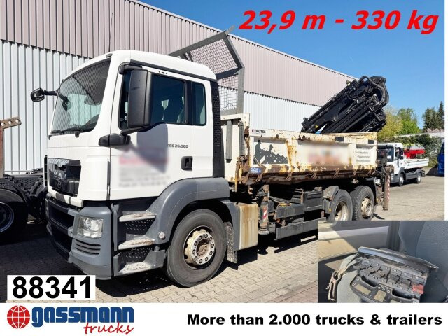 MAN TGS 26.360 6x2-4 BL, 2-Seiten-Kipper, Heckkran - Sklápěč, Auto s hydraulickou rukou: obrázek 1 MAN TGS 26.360 6x2-4 BL, 2-Seiten-Kipper, Heckkran - Sklápěč, Auto s hydraulickou rukou: obrázek 1