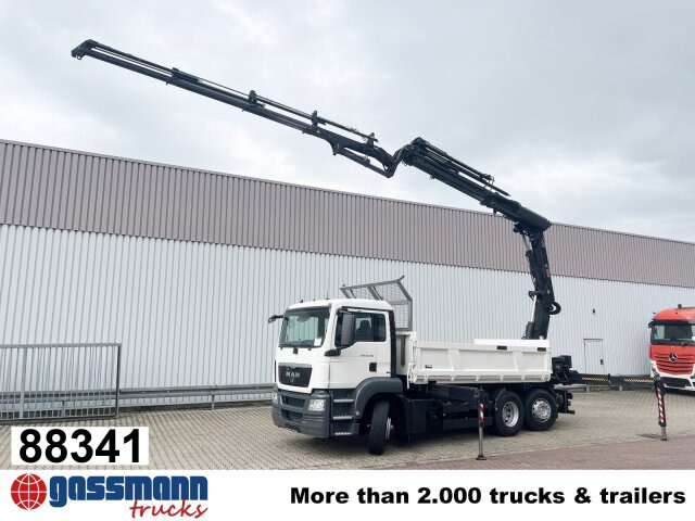 MAN TGS 26.360 6x2-4 BL, 2-Seiten-Kipper, Heckkran - Sklápěč, Auto s hydraulickou rukou: obrázek 1 MAN TGS 26.360 6x2-4 BL, 2-Seiten-Kipper, Heckkran - Sklápěč, Auto s hydraulickou rukou: obrázek 1