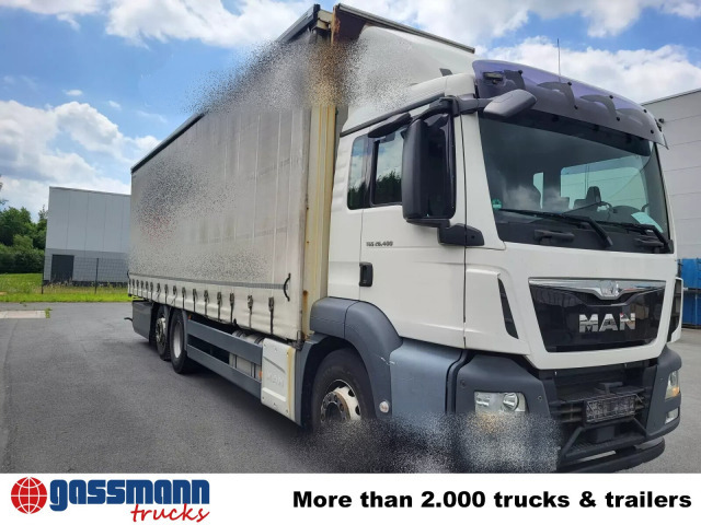 MAN TGS 26.400 6x2-4 LL, Lenk-/Lift, Hubdach - Nákladní automobil valníkový/ Plošinový, Auto s hydraulickou rukou: obrázek 4 MAN TGS 26.400 6x2-4 LL, Lenk-/Lift, Hubdach - Nákladní automobil valníkový/ Plošinový, Auto s hydraulickou rukou: obrázek 4