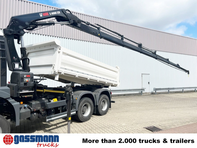 MAN TGS 33.430 6x6 BB CH mit Kran Hiab X-HiDuo 228 - Sklápěč, Auto s hydraulickou rukou: obrázek 2 MAN TGS 33.430 6x6 BB CH mit Kran Hiab X-HiDuo 228 - Sklápěč, Auto s hydraulickou rukou: obrázek 2